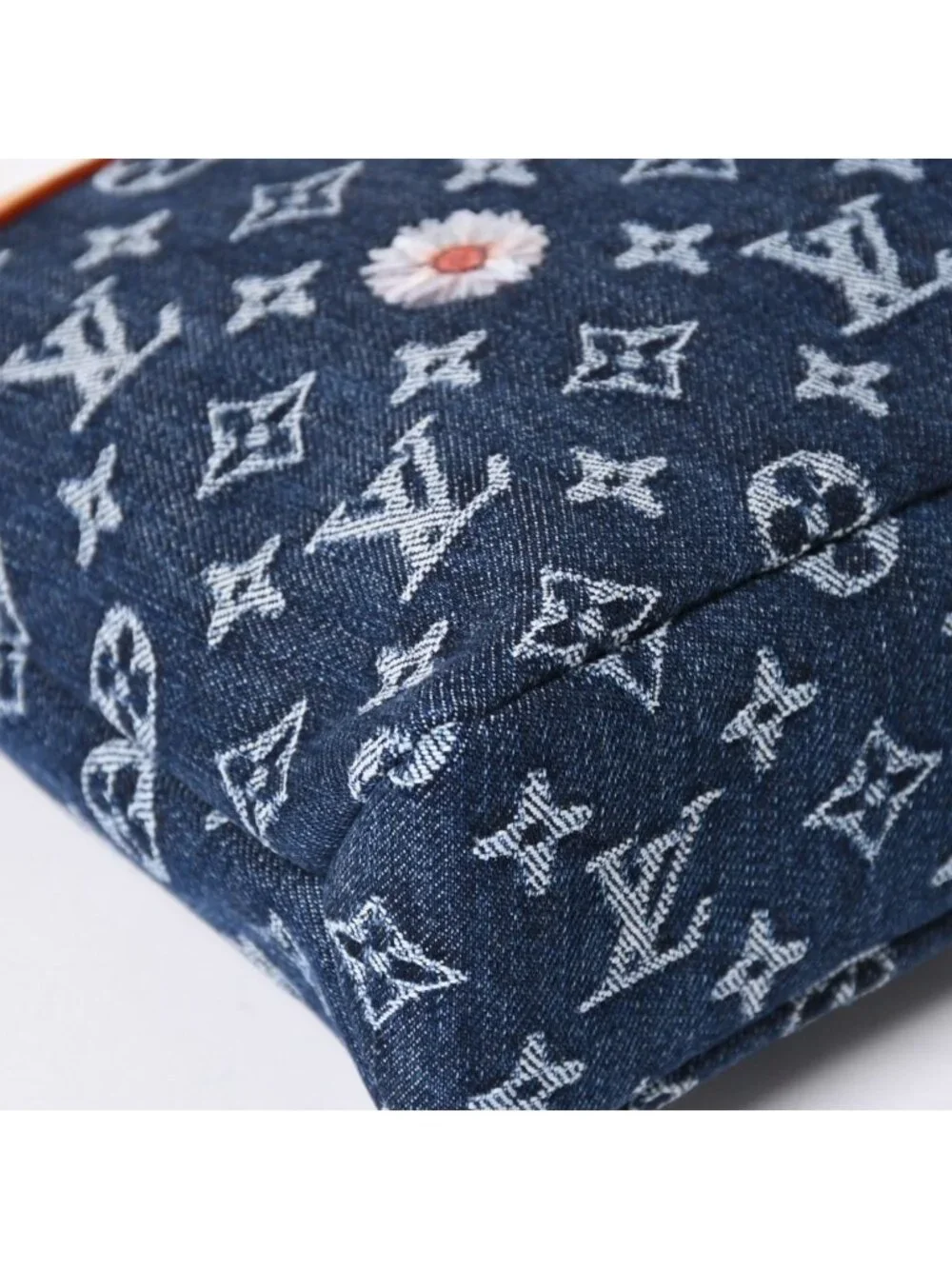 Louis Vuitton Handbag Clutch Pochette Voyage Monogram Denim